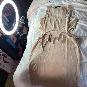 Goo to wear around while going to the store cream color dress